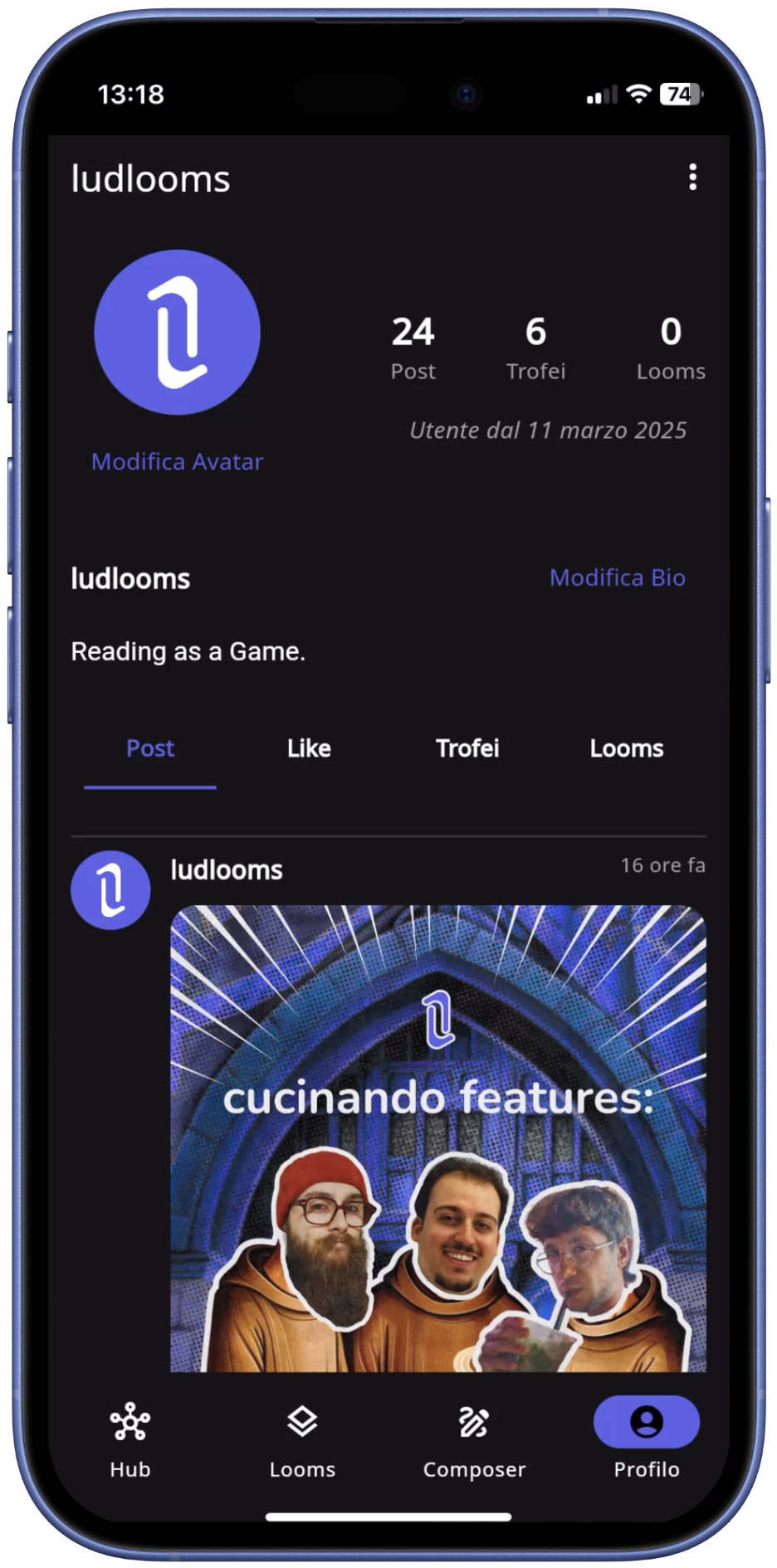 Ludlooms hub